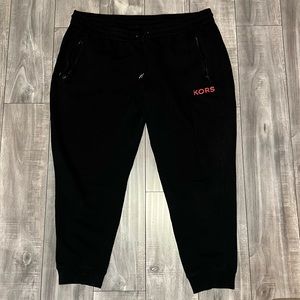 MICHAEL KORS BLACK JOGGERS